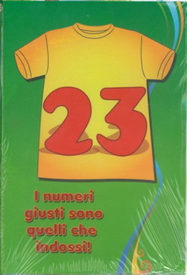 Picture of BIGLIETTI AUGURI ANNI 23 - 10pz - N.23