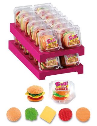 Picture of CASA DEL DOLCE TROLLI BURGER GUMMI MAXI 50gr x 24pz