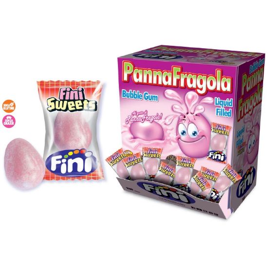 Immagine di FINI GUM PANNA FRAGOLA 1x200pz SENZA GLUTINE