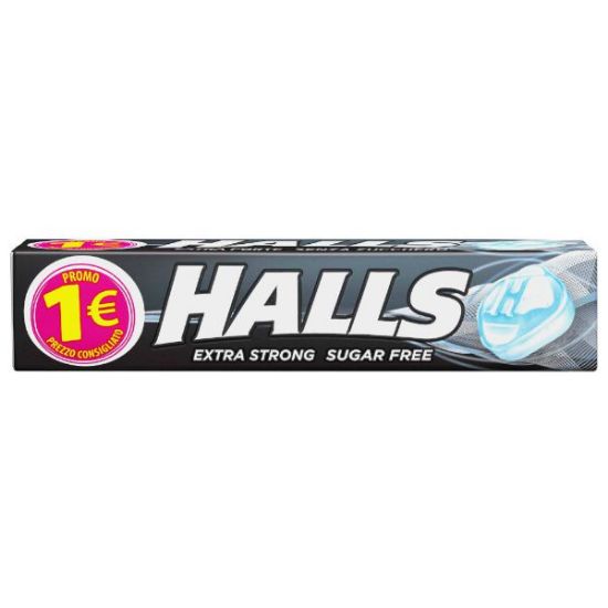 Picture of HALLS NERA EXTRAFORTE STICK SENZA ZUCCHERO 20pz