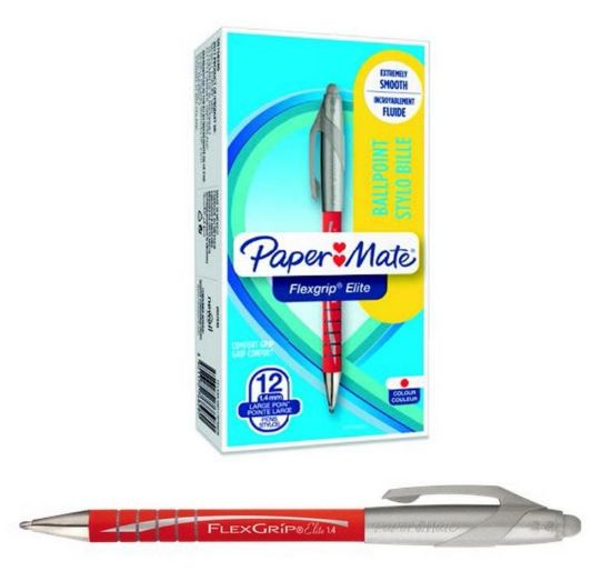 Picture of PENNA SFERA PAPERMATE ELITE ROSSA SCATTO 1,4mm 12pz - 40551R