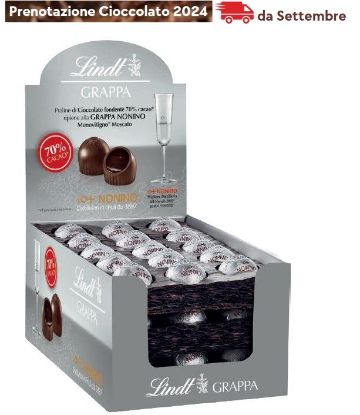 Immagine di LINDT PRALINE 45pz GRAPPA NONINO 70%CACAO