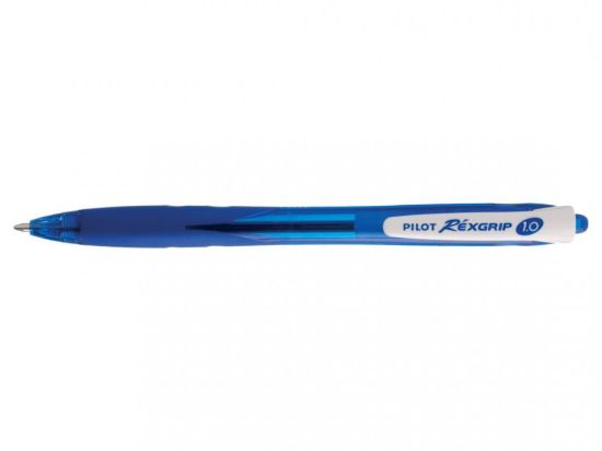 Immagine di PENNA SFERA PILOT REXGRIP BLU SCATTO 1,0mm 10pz - 40522B