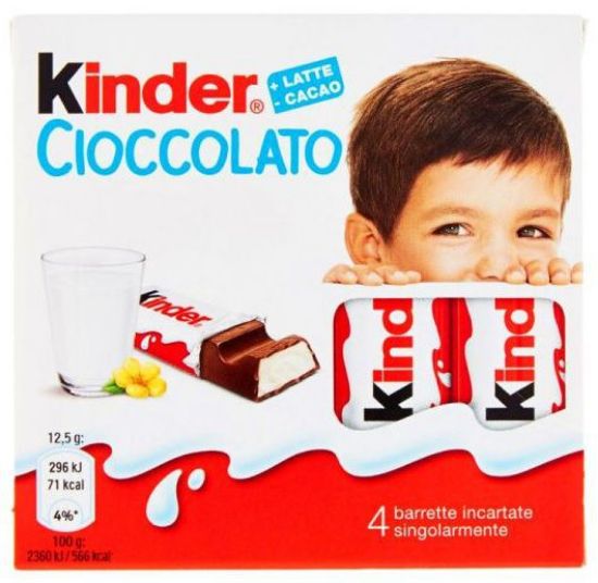 Picture of FERRERO KINDER BARRETTA CIOCCOLATO 1000gr T4x 20pz