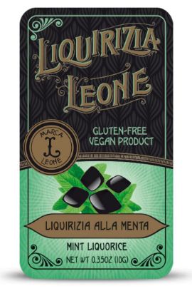 Immagine di LEONE LIQUIRIZIA LATTA 10g 24pz MENTA