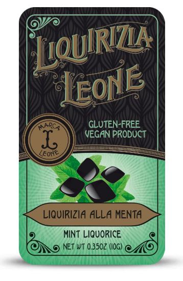 Picture of LEONE LIQUIRIZIA LATTA 10g 24pz MENTA