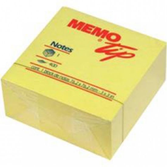 Picture of POST-IT CUBO 400FG 76X76 GIALLO MEMOTIP