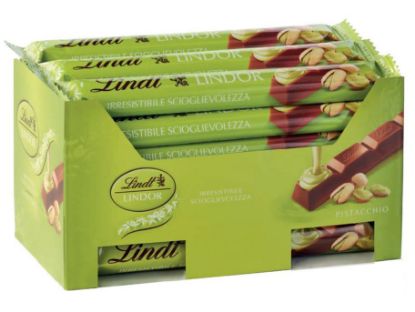 Immagine di LINDT BARRETTA SNACK 38gr 24pz - PISTACCHIO LINDOR