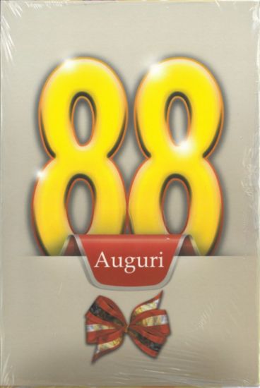 Picture of BIGLIETTI AUGURI ANNI 88 - 10pz - N.88