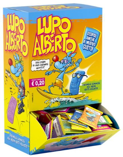 Immagine di PERFETTI LUPO ALBERTO GOMMOSE ASSORTITE 200pz