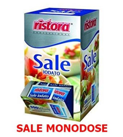 Immagine di BUSTINA SALE RISTORA 500pz - MONODOSE