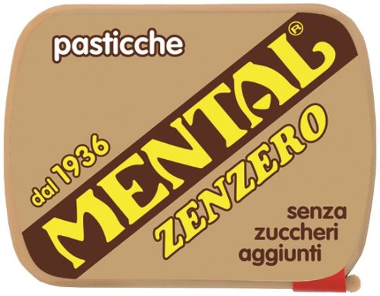 Picture of MENTAL ASTUCCIO ZENZERO 24pz SENZA ZUCCHERO