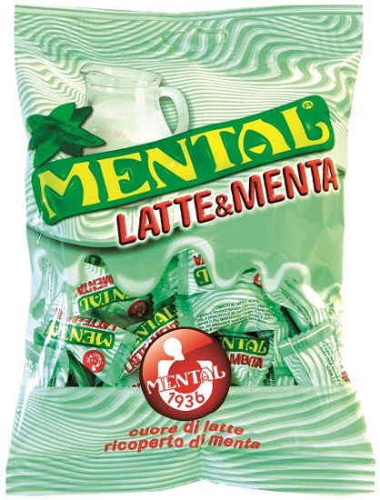 Picture of MENTAL CARAMELLE BUSTA 150gr LATTEMENTA