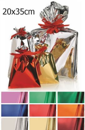 Picture of BUSTA REGALO CELLO TU COLORI ASSORTITI LUCIDO 20x35cm 100pz