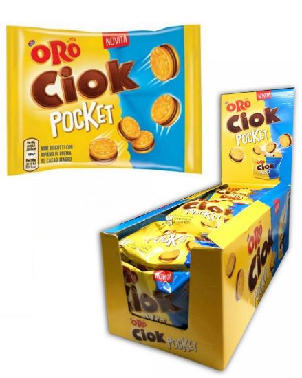 Picture of BISCOTTI SAIWA ORO CIOK POCKET 40gr 20pz