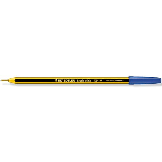 Immagine di PENNA SFERA STAEDTLER NORIS P. MEDIA BLU  20pz TAPPO - 4064B