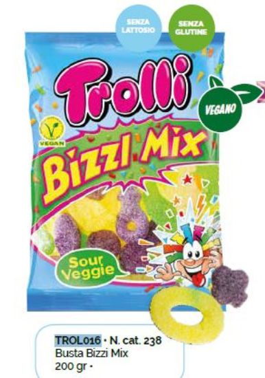 Picture of CASA DEL DOLCE TROLLI BUSTA BIZZL MIX 1pz 200gr