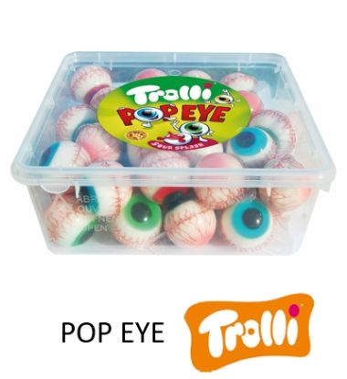 Immagine di CASA DEL DOLCE GLOTZER POP EYE 18,8gr 45pz VASCHETTA OCCHIONI