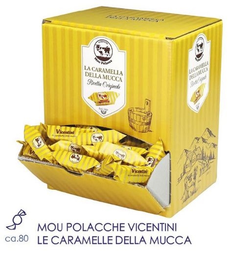 Picture of VICENTINI CARAMELLA DELLA MUCCA 1kg 80pz BOCCA DI LUPO