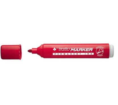 Immagine di PENNARELLI TRATTO MARKER RED P. TONDA 4,7mm 12pz - F8412R