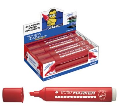 Immagine di PENNARELLI TRATTO MARKER RED P. SCALP. 4,7mm 12pz - F8402R