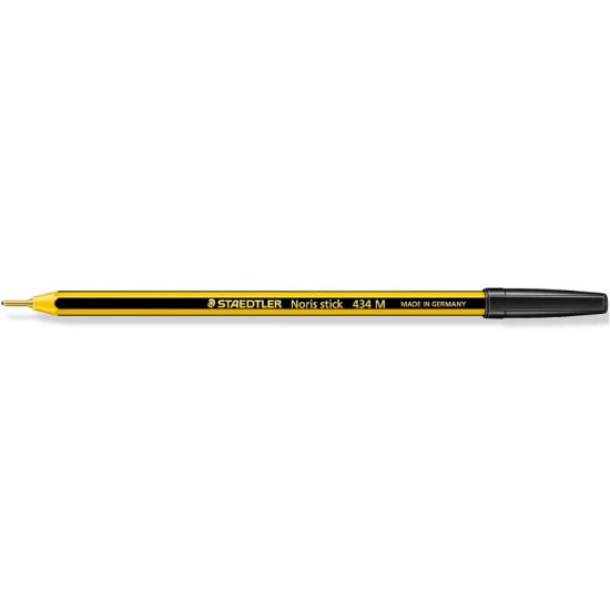 Immagine di PENNA SFERA STAEDTLER NORIS P. MEDIA NERO 20pz TAPPO - 4064N