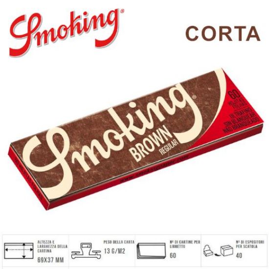 Picture of CARTINE SMOKING CORTA BROWN 50pz (Acc. 10,8)-A00021011