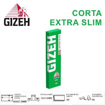 Picture of CARTINE GIZEH CORTA FINE EXTRA SLIM 50pz (Acc. 11,88)-PROV-A01074012