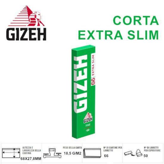 Immagine di CARTINE GIZEH CORTA FINE EXTRA SLIM 50pz (Acc. 11,88)-PROV-A01074012