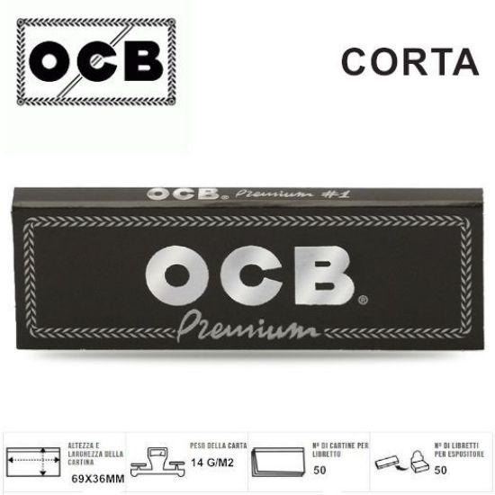 Picture of CARTINE OCB CORTA PREMIUM SINGOLA 50pz (Acc. 9)-PROV-A00077002