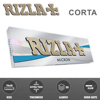 Picture of CARTINE RIZLA CORTA MICRON 50pz (Acc. 9)-A00007002