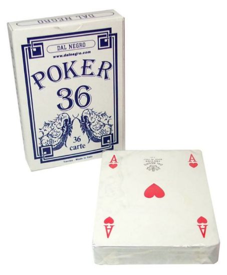 Picture of CARTE DA POKER 36 BLU DAL NEGRO 1pz