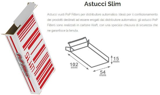 Picture of ASTUCCI VUOTI DISTRIBUTORE 250pz SLIM 10,2-5,4-H1,5cm  POP