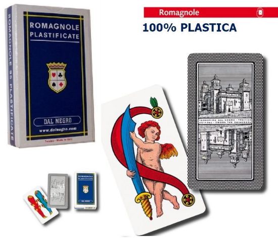 Picture of CARTE DA GIOCO ROMAGNOLE 95 DAL NEGRO 1pz PLASTICA