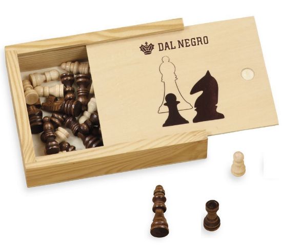 Picture of GIOCHI SET PEDINE SCACCHI 76mm 1pz IN LEGNO