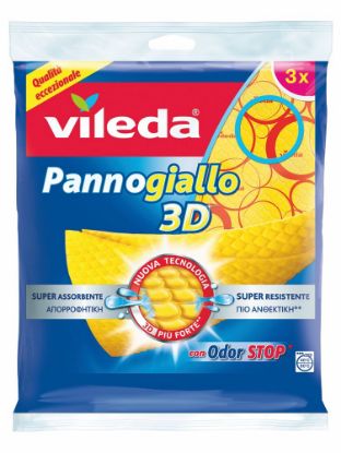 Immagine di PANNO VILEDA PANNO GIALLO 3D 1x3pz