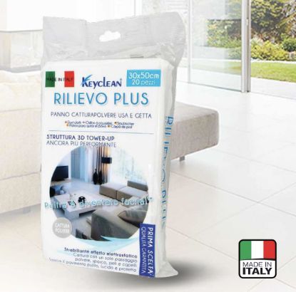 Immagine di PANNO BIB RILIEVO PLUS CATTURAPOLVERE 20pz 30x50cm