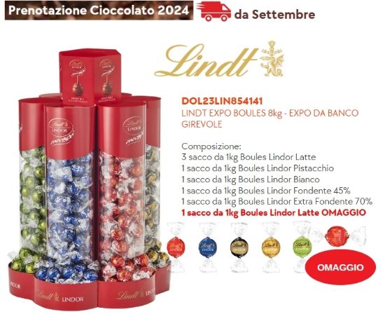 Picture of LINDT EXPO BOULES 8kg - EXPO DA BANCO GIREVOLE