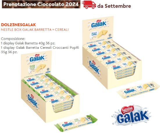 Immagine di NESTLE BOX GALAK BARRETTA + CEREALI - PR2024