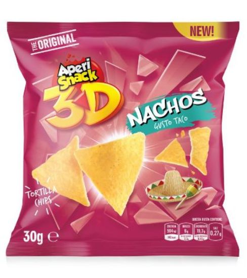 Immagine di SNACK NACHOS CLASSICO 36pz 30gr APERISNACK