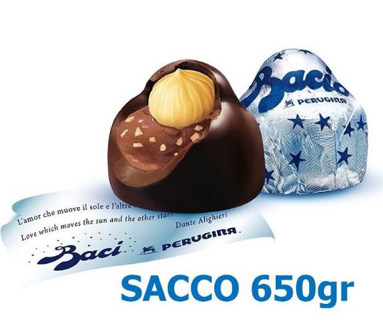 Immagine di BACI PERUGINA SFUSI SACCO 650gr 52pz C.A - SENZA GLUTINE