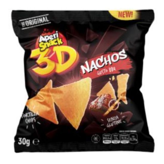 Immagine di SNACK NACHOS BBQ 36pz 30gr APERISNACK