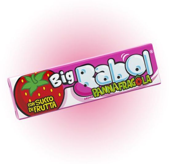 Picture of PERFETTI BIG BABOL MEGA PANNA E FRAGOLA STICK 24x5pz