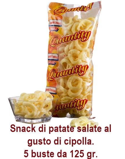 Picture of PATATINE CIPOLLA SNACK 125gr 5pz ARSAL - aperitivo