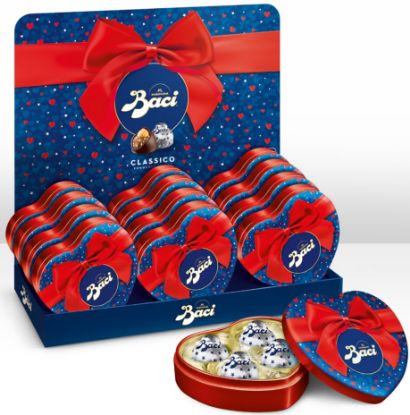 Picture of BACI PERUGINA CUORE LATTA 15pz 50gr SAN VALENTINO 2025