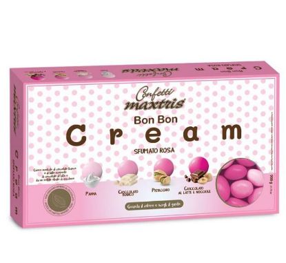 Picture of CONFETTI MAXTRIS 900GR BON BON CREAM SFUMATO COL.ROSA