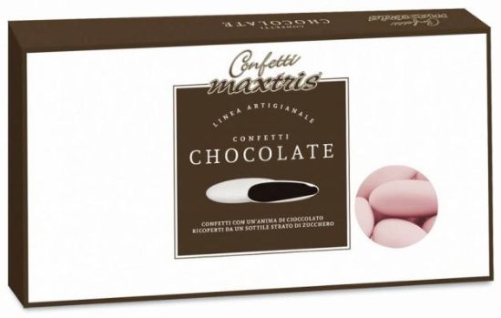 Picture of CONFETTI MAXTRIS 1kg CIOCCOLATO ROSA