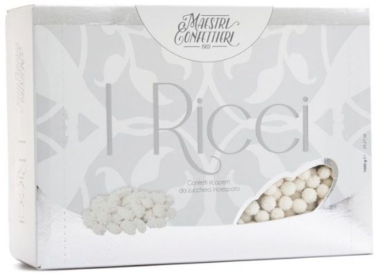 Picture of CONFETTI MAXTRIS 1KG RICCETTI BIANCHI