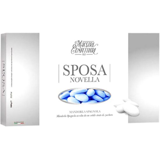 Immagine di CONFETTI MAXTRIS 1kg SPOSA NOVELLA AZZURRI