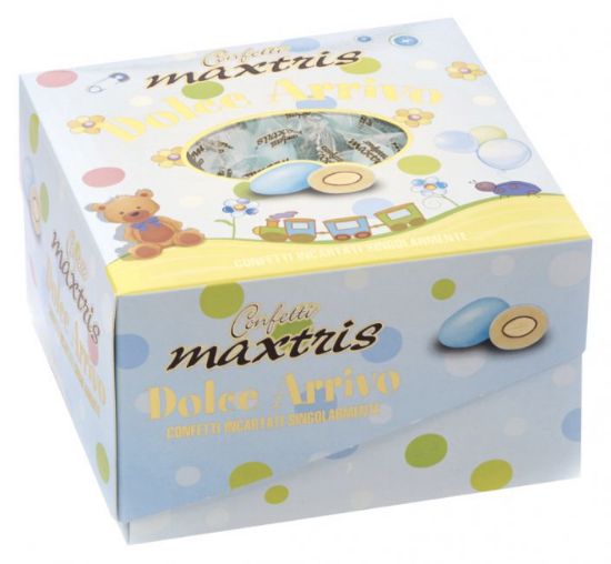 Picture of CONFETTI MAXTRIS 500gr DOLCE ARRIVO CELESTI MONODOSE